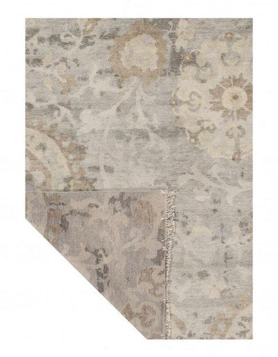 Ivory Fine Hand Knotted Modern rug 5'9'' X 8'11''
