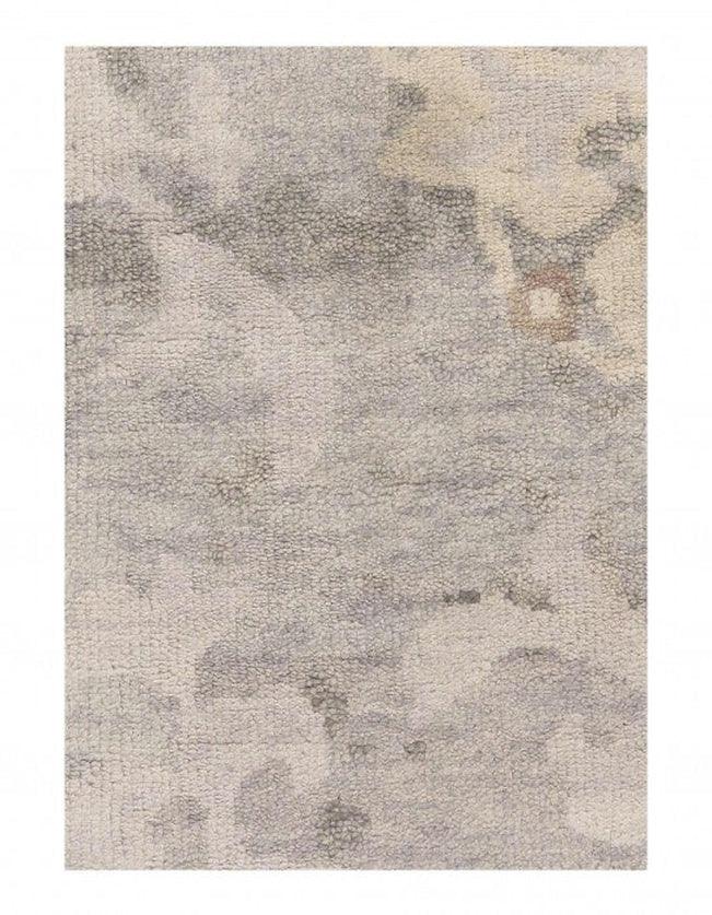 Canvello Ivory Fine Hand Knotted Modern rug 5'9'' X 8'11'' - Canvello