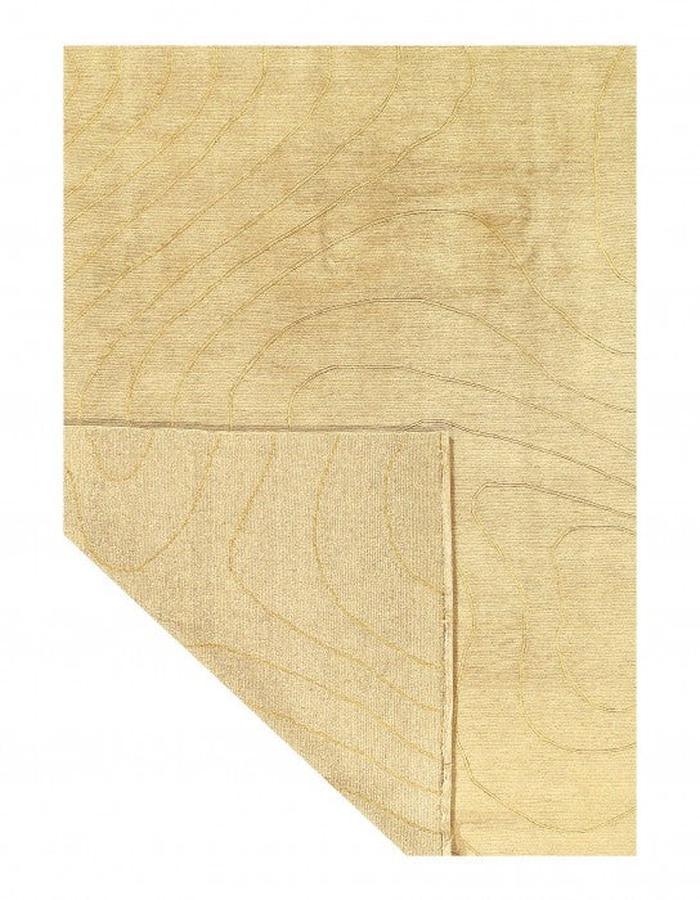 Canvello Ivory Fine Hand Knotted Modern Rug 8' X 10' - Canvello