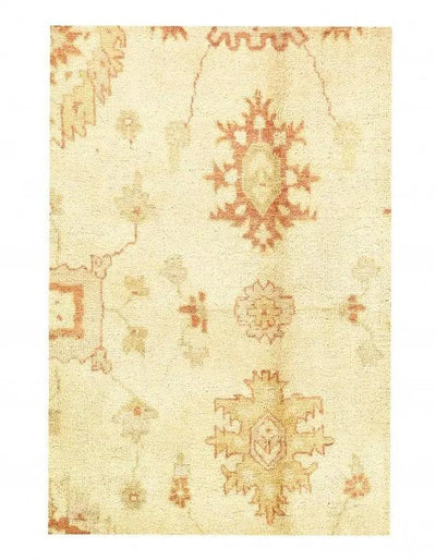 Canvello Ivory Fine Hand Knotted Oushak 9'11'' X 13'7'' - Canvello