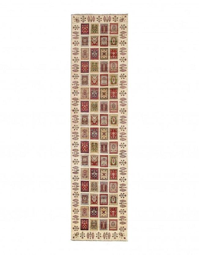 Canvello Ivory Fine Hand Knotted Oushak runner 4' X 16'1'' - Canvello