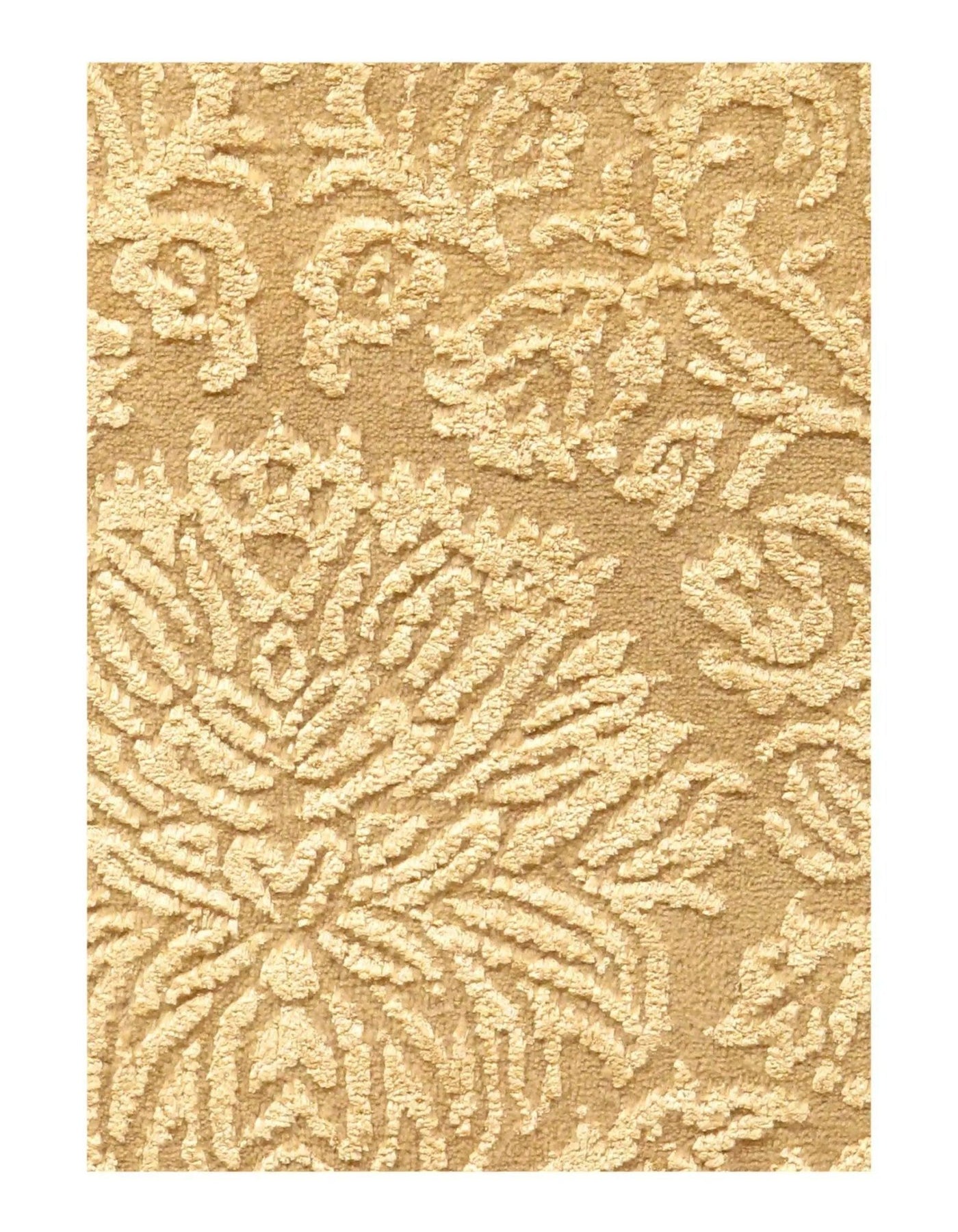 Canvello Ivory Fine Hand Knotted silk & wool Modern Rug - 5'9'' X 7'11'' - Canvello