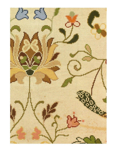 Canvello Ivory Fine Hand Knotted Turkish Rug 9'6'' X 13'2'' - Canvello