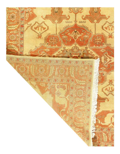 Canvello Ivory Fine Hand Knotted Turkish Serapi Desing - 8'1'' X 10'2'' - Canvello