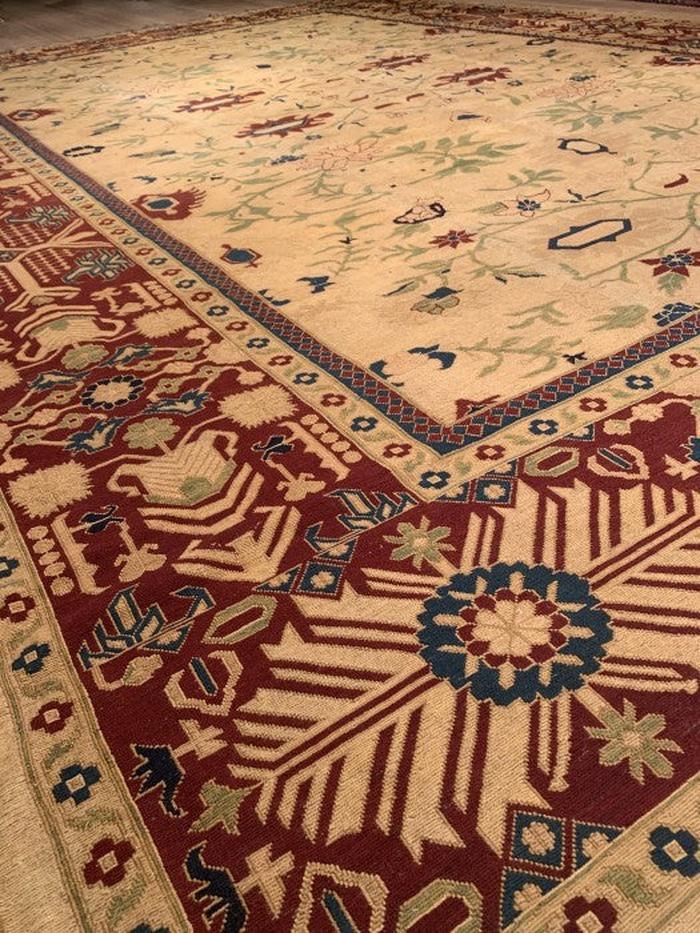 Ivory Fine Hand Woven Sultanabad 12' X 18'