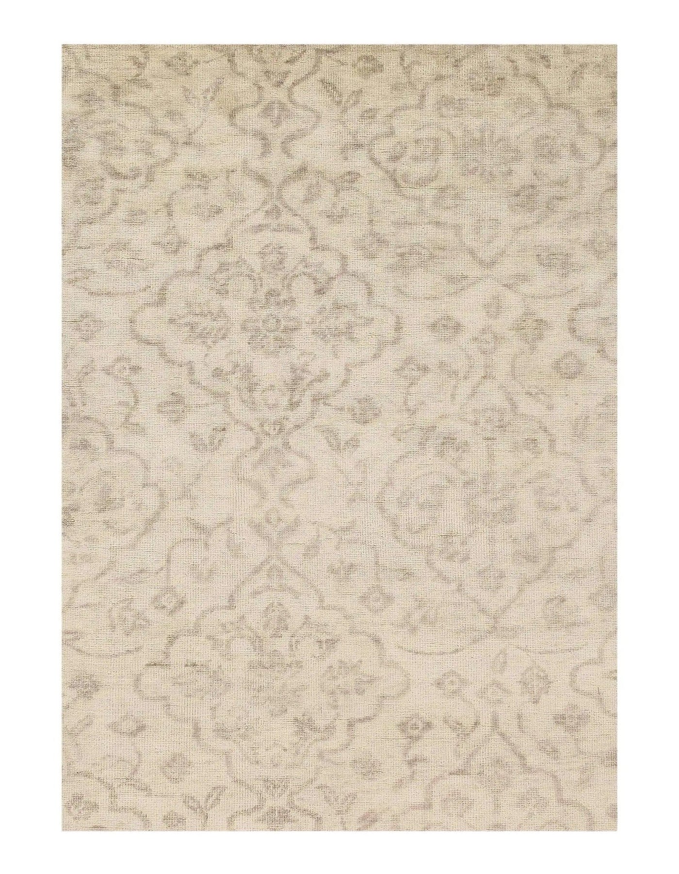 Canvello Ivory Fine Oushak Rug - 8' x 10' - Canvello