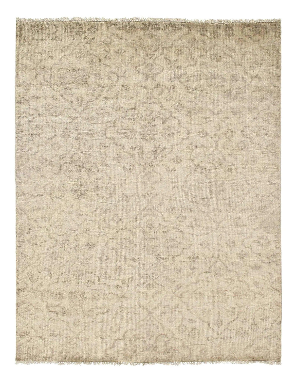 Canvello Ivory Fine Oushak Rug - 8' x 10'