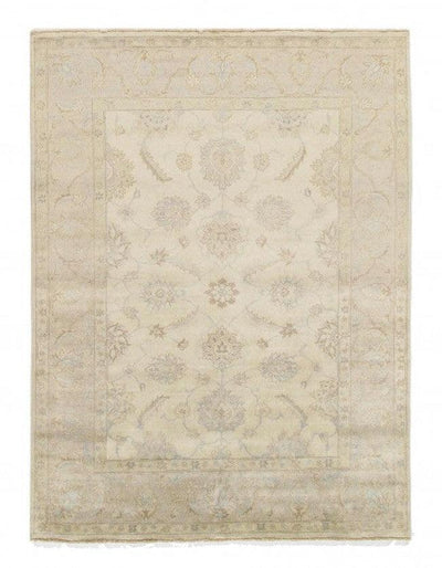 Canvello Ivory Hand Knotted Oushak design 8'1'' X 10'2'' - Canvello