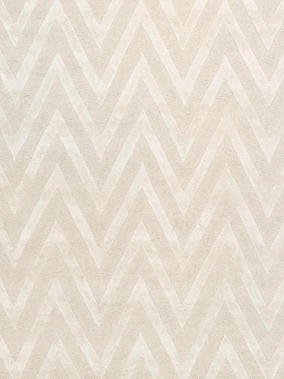 Canvello Ivory Hand-Tufted Wool And Silk Rug - 8'9" X 11'9"