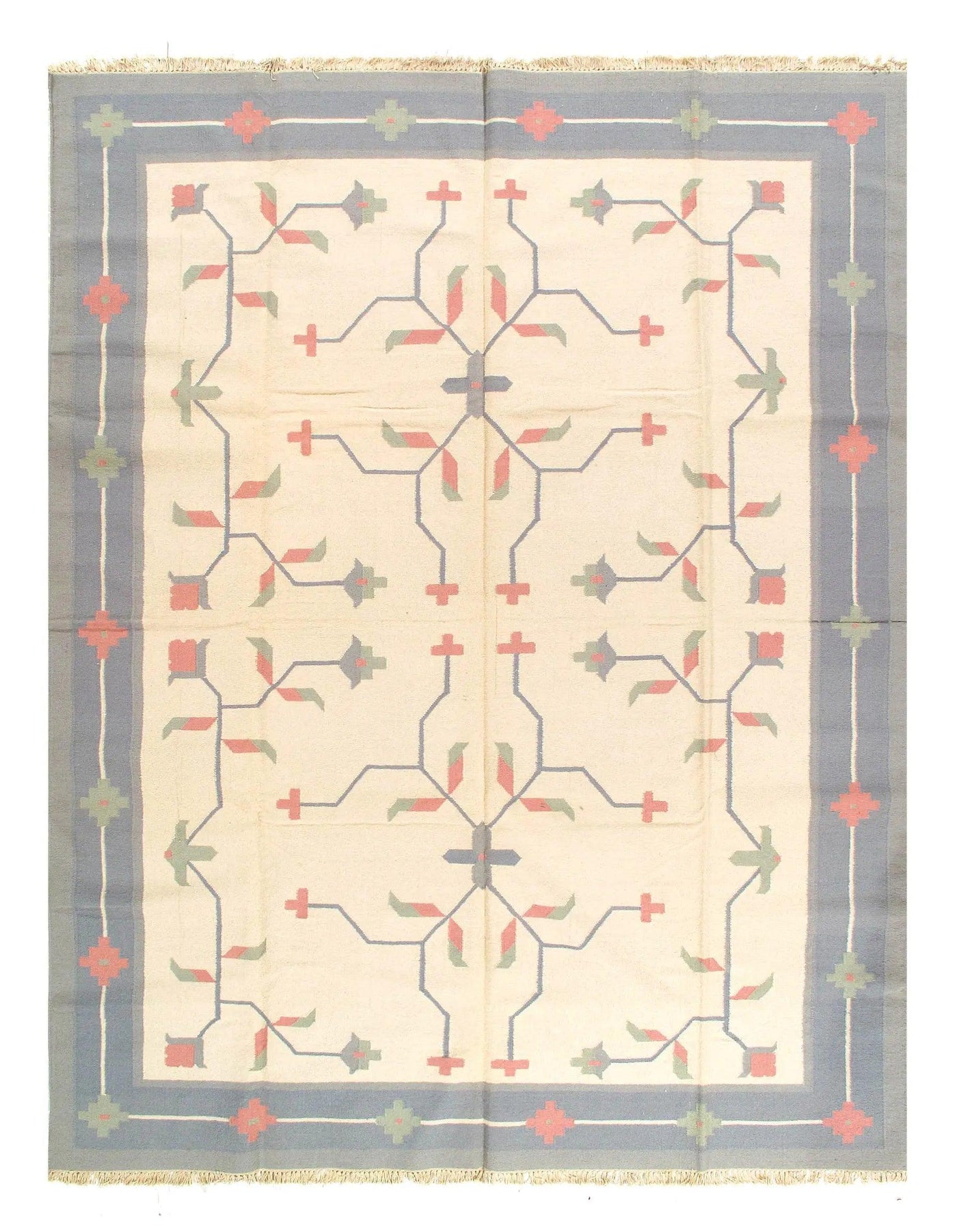 Ivory Hand Woven Rug 9'2'' X 11'11''