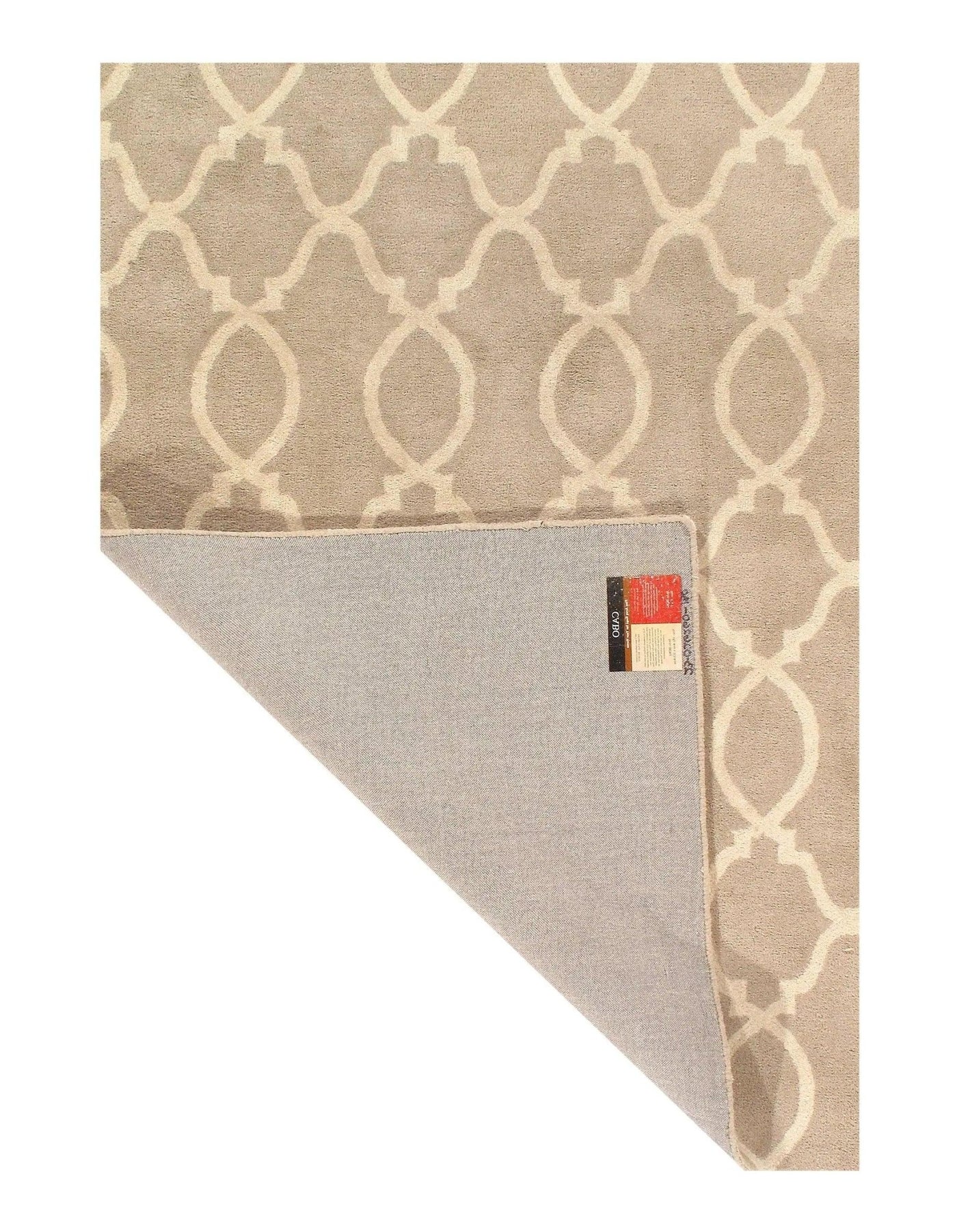 Canvello Ivory Indian Modern Rug - 5' X 7' - Canvello