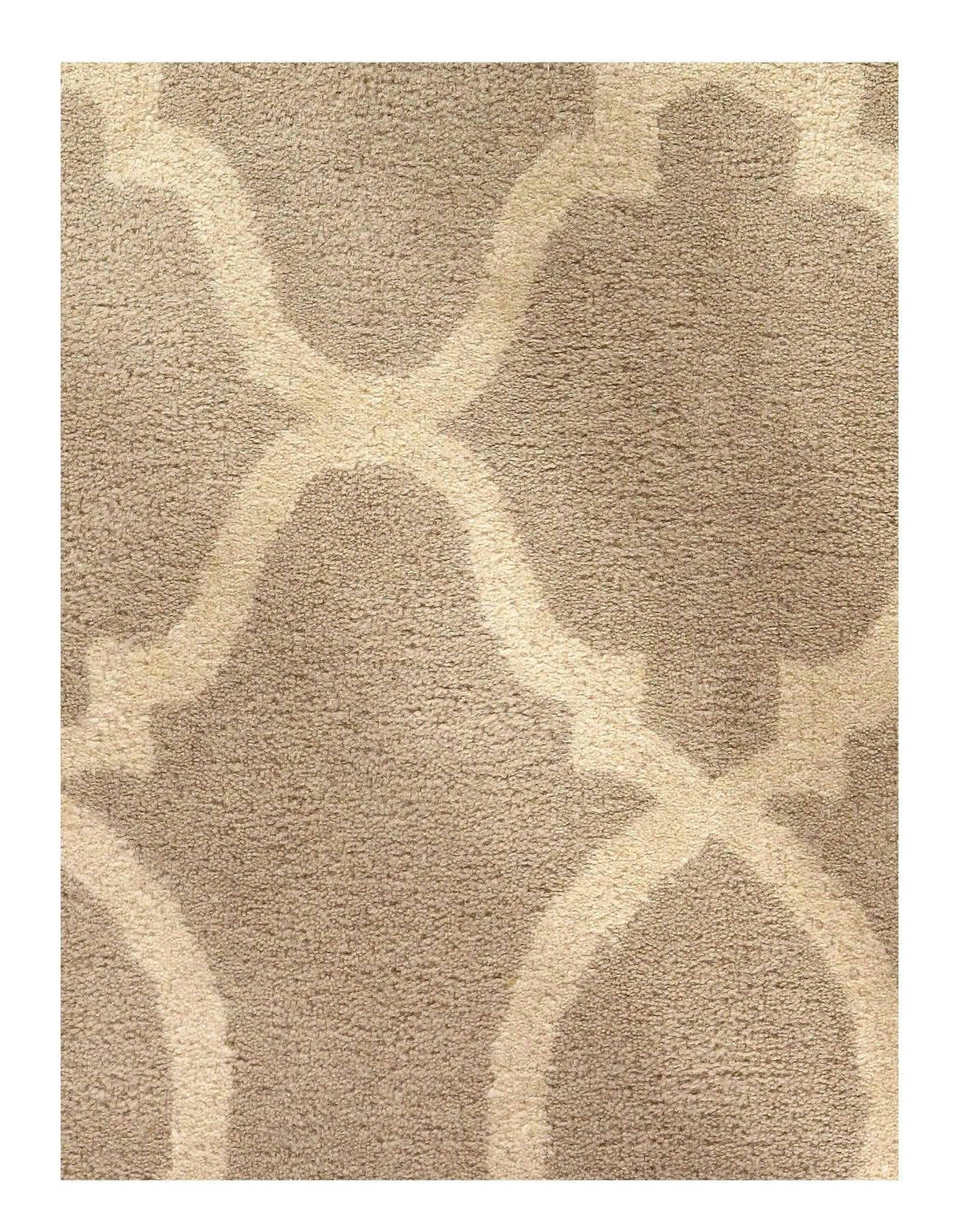 Canvello Ivory Indian Modern Rug - 5' X 7' - Canvello