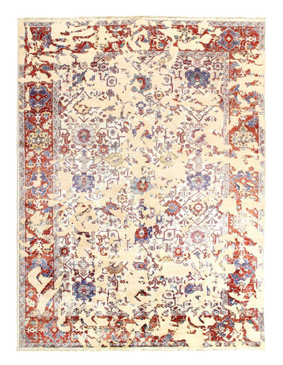 Canvello Ivory Modern Broken Design Rug - 8'10'' x 12' - Canvello