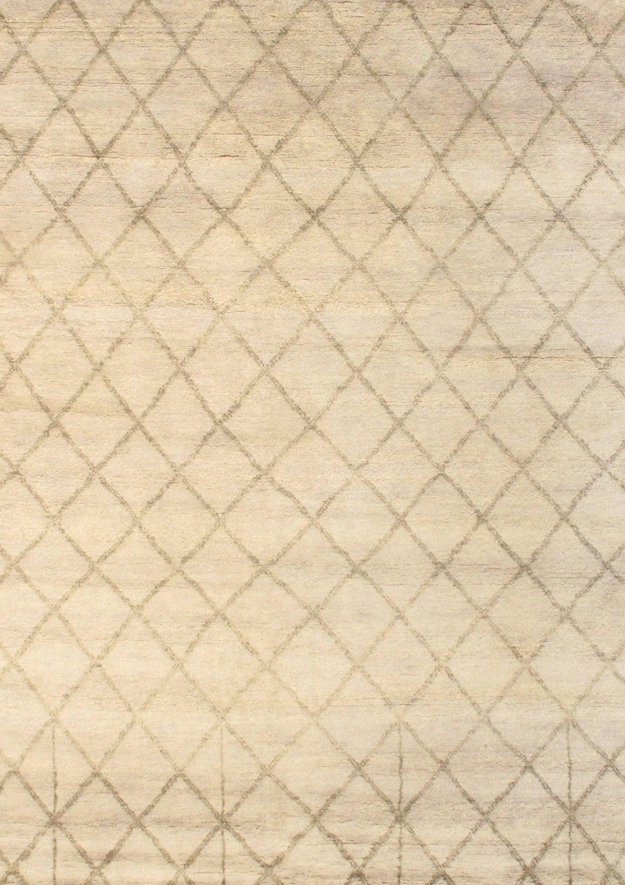 Ivory Moroccan Rug - 6' X 9' - Canvello