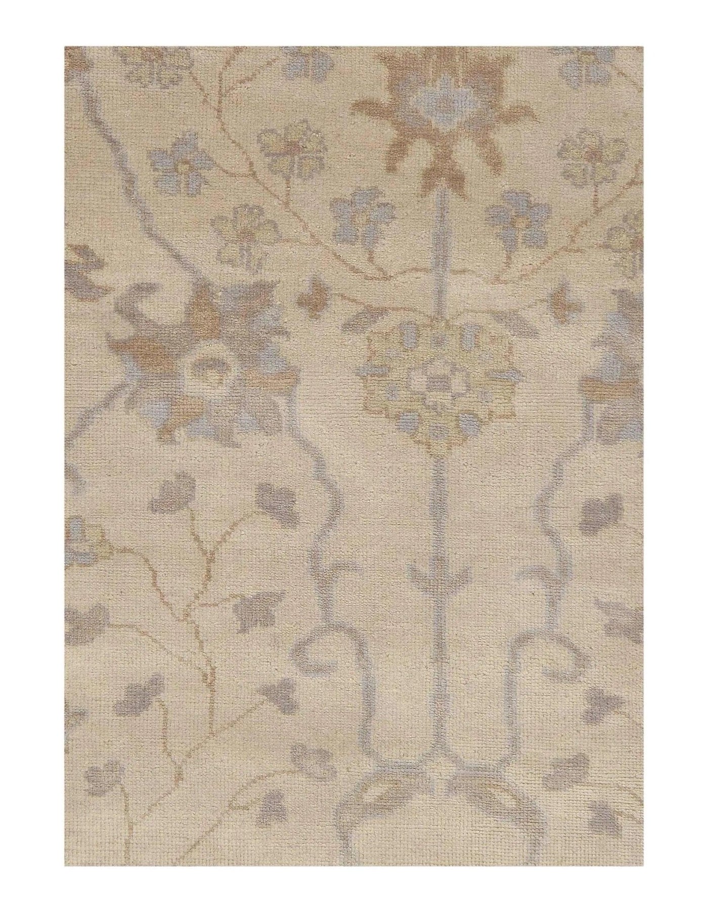 Canvello Ivory Original Oushak Design Rug - 8' X 11' - Canvello