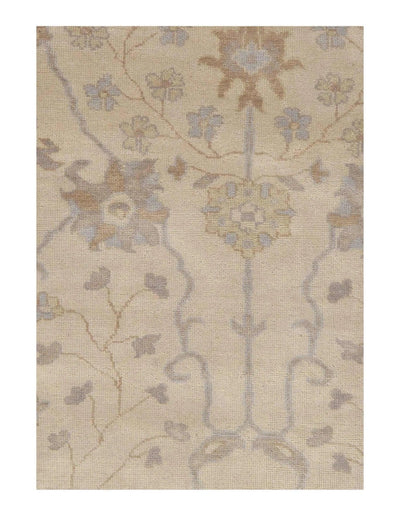 Canvello Ivory Original Oushak Design Rug - 8' X 11' - Canvello