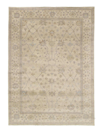 Canvello Ivory Original Oushak Design Rug - 8' X 11' - Canvello