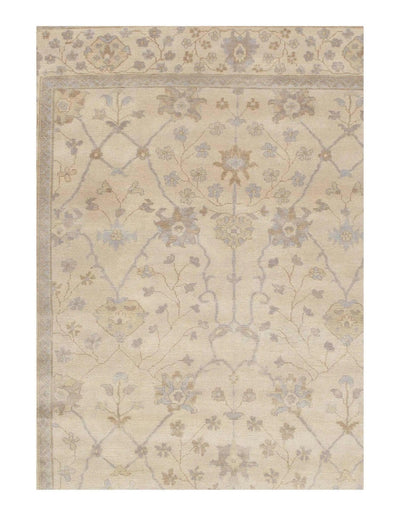 Canvello Ivory Original Oushak Design Rug - 8' X 11' - Canvello