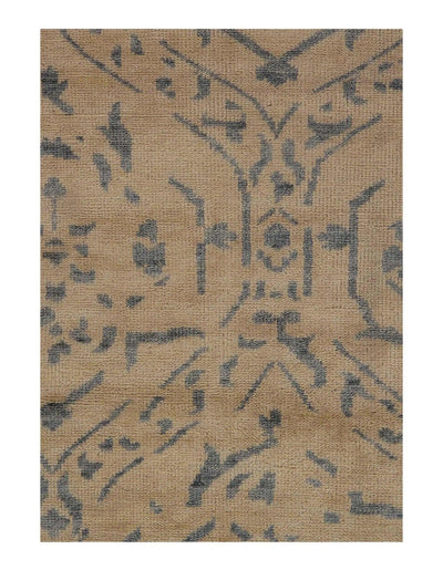 Canvello Ivory Oushak Design Rug - 8' x 10' - Canvello