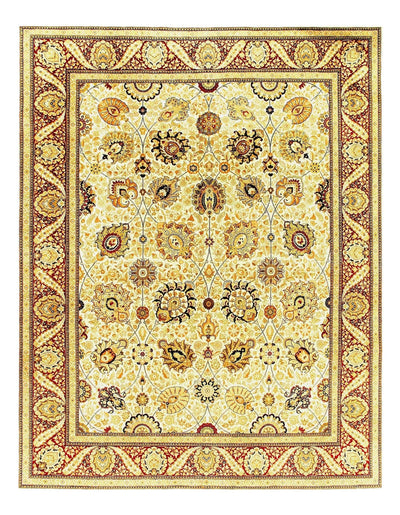 Canvello Ivory Pak Silkroad Tabriz Rug - 8' X 10' - Canvello