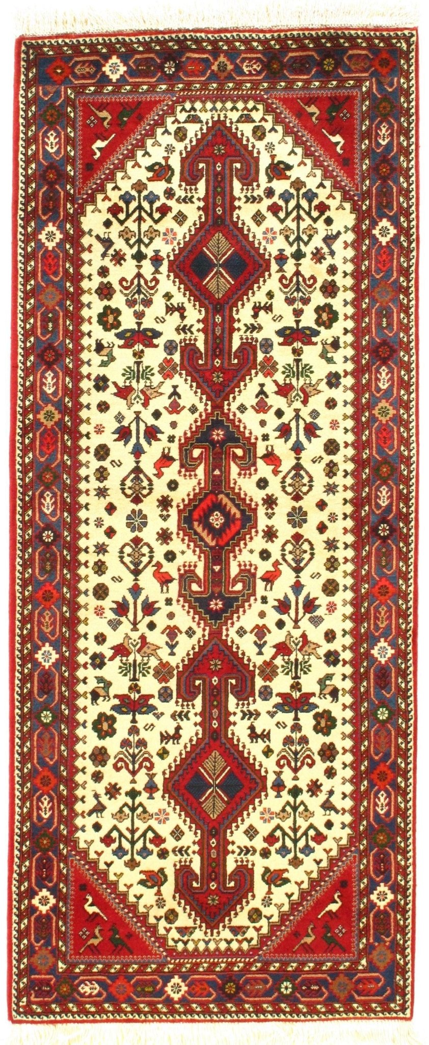 Canvello Ivory Runner Afshar Rug - 2'7'' x 6'5'' - Canvello