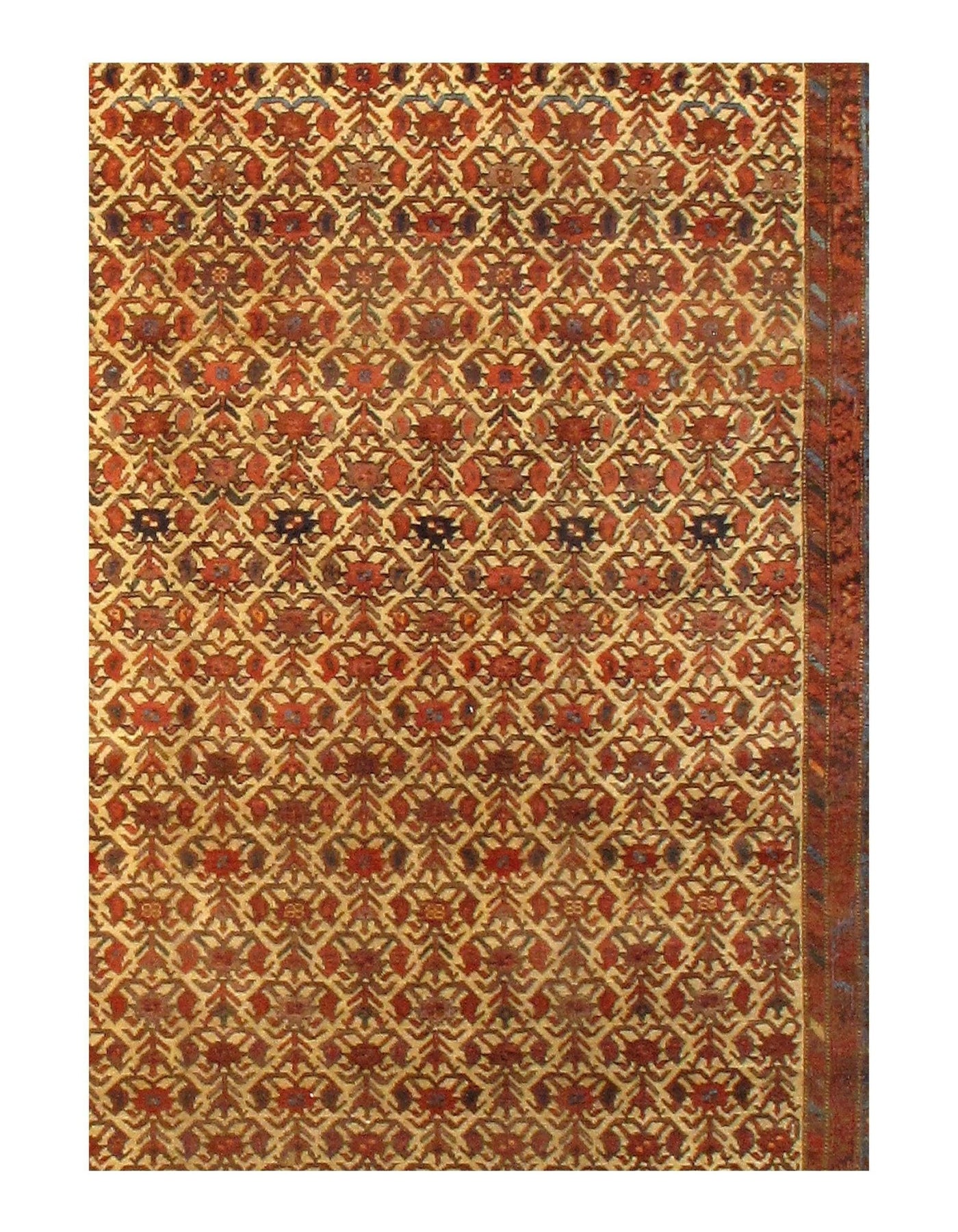 Canvello Ivory Silkroad Antique Northwest Rugs - 6'8'' X 10'2'' - Canvello