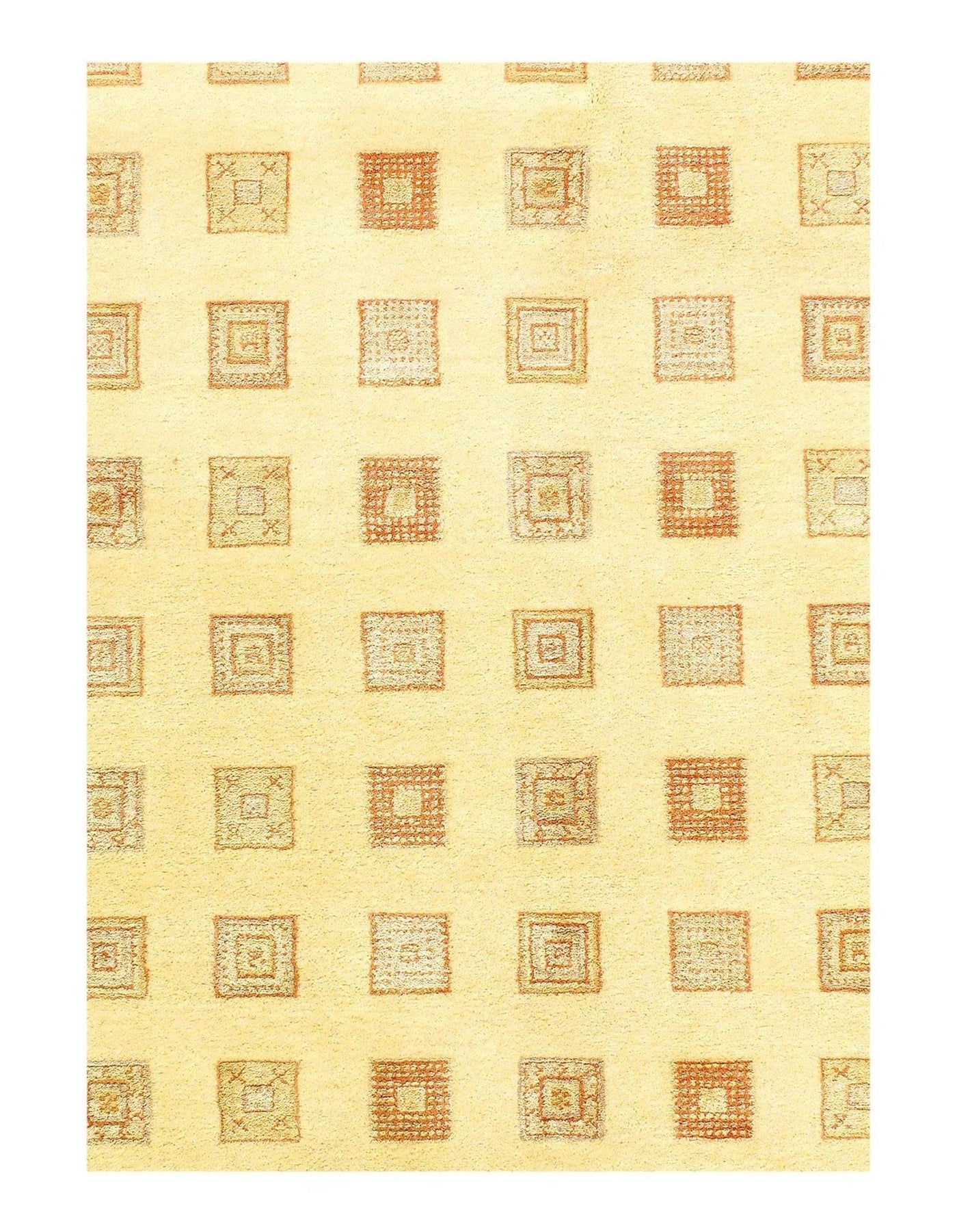 Canvello Ivory Silkroad Gabbeh Design Rug - 8' X 10' - Canvello