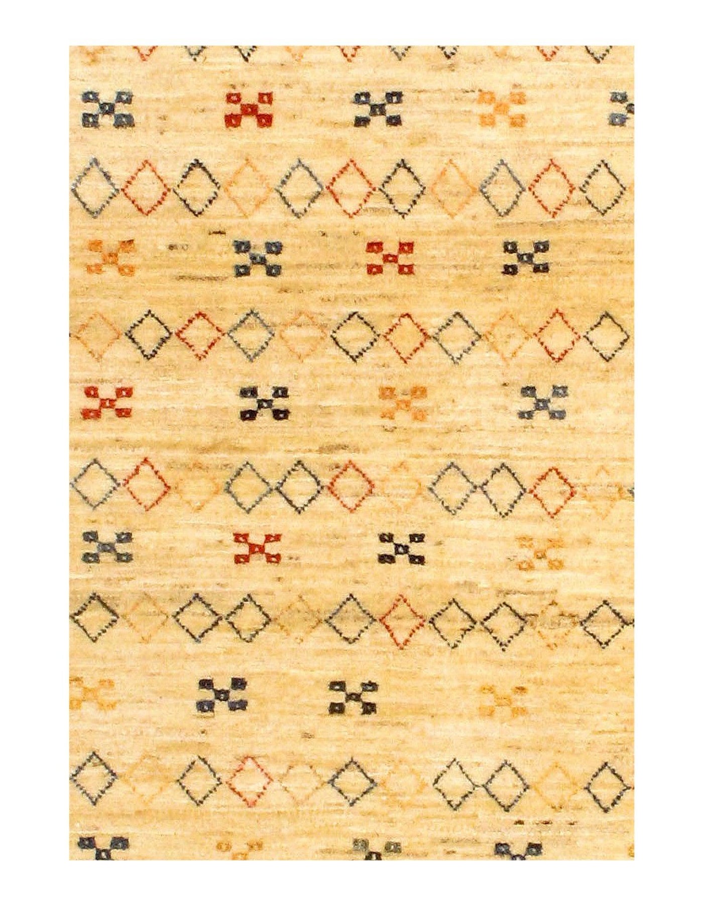 Canvello Ivory Silkroad Gabbeh Rug - 3' X 5' - Canvello