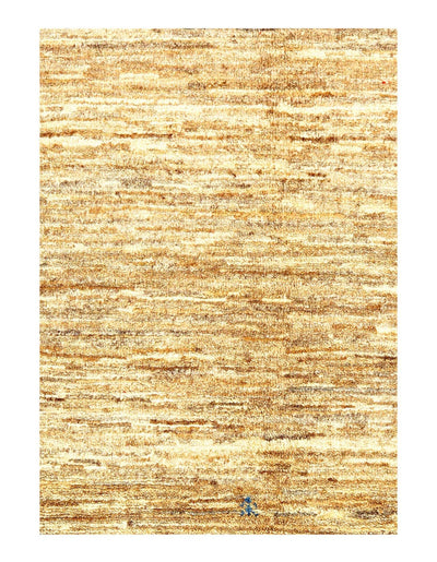 Canvello Ivory Silkroad Hand Knotted Gabbeh Rug - 5'5" X 6'3" - Canvello