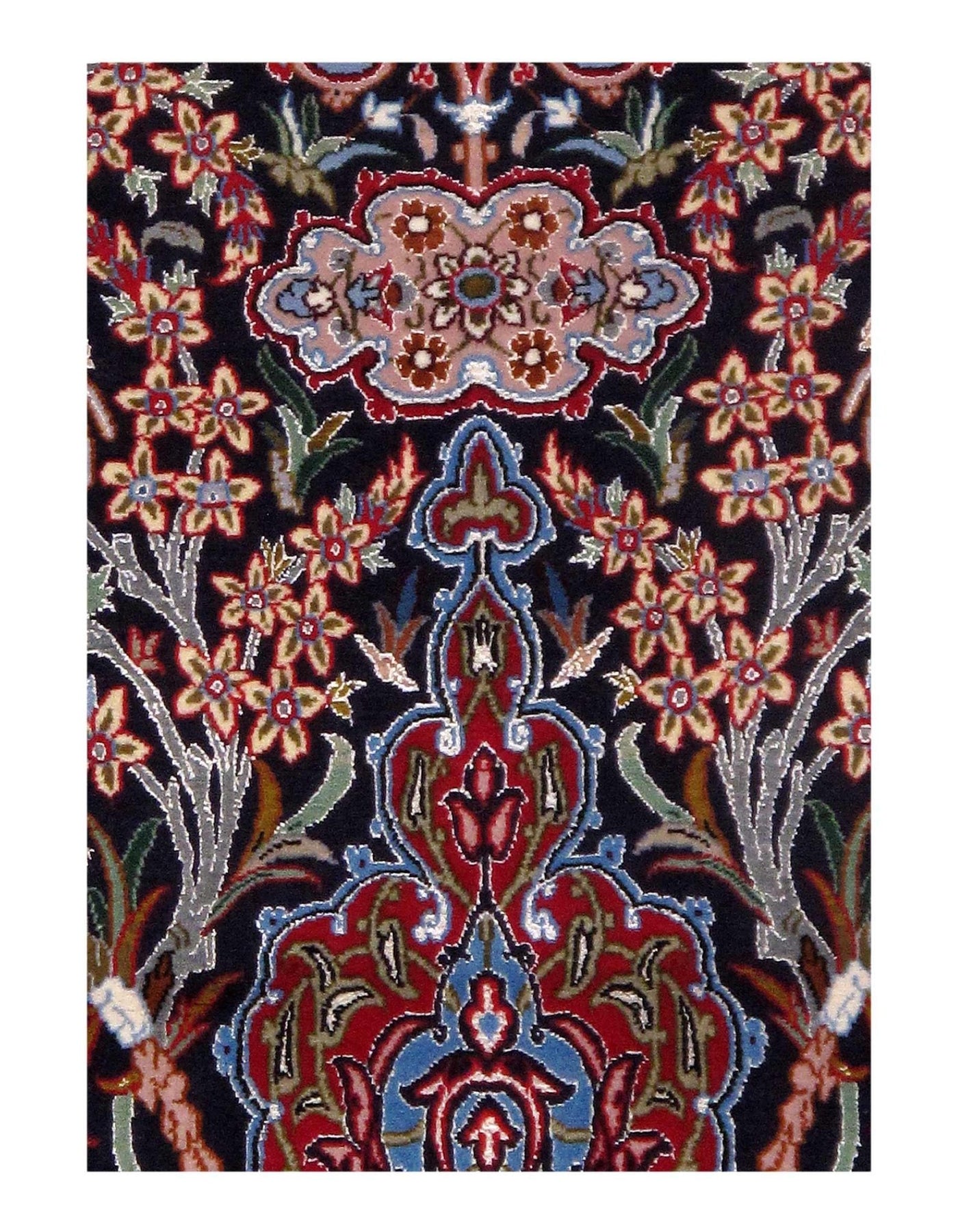 Canvello Ivory Silkroad Isfahan Rug - 3'6" X 6' - Canvello