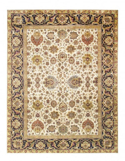 Canvello Ivory Silkroad Tabriz Design Rug - 8'11'' X 11'11'' - Canvello