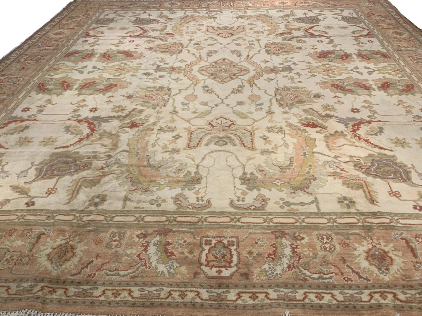 Canvello Ivory Spanish Rug - 12' X 14' - Canvello