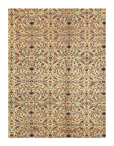 Canvello Ivory Turkish Herke Rug - 7'8'' X 11'2'' - Canvello