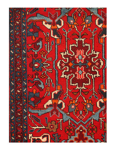 Canvello Karajeh Hand-Knotted Wool Runner Rugs - 3'2" X 10'2"