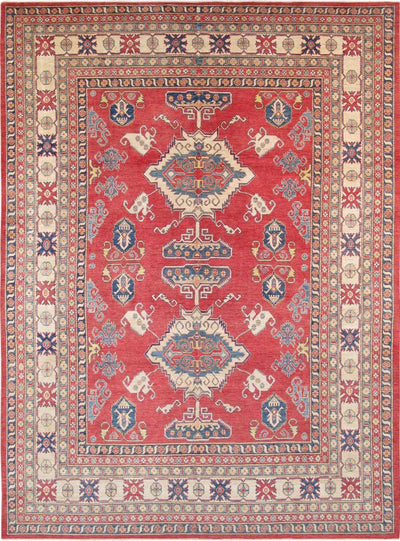 Canvello Kazak Hand - Knotted Wool Area Rug - 9'7" X 13'4" - Canvello