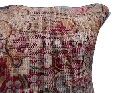 Canvello Kerman Rug Shabby Chic Pillows - 18"x18"