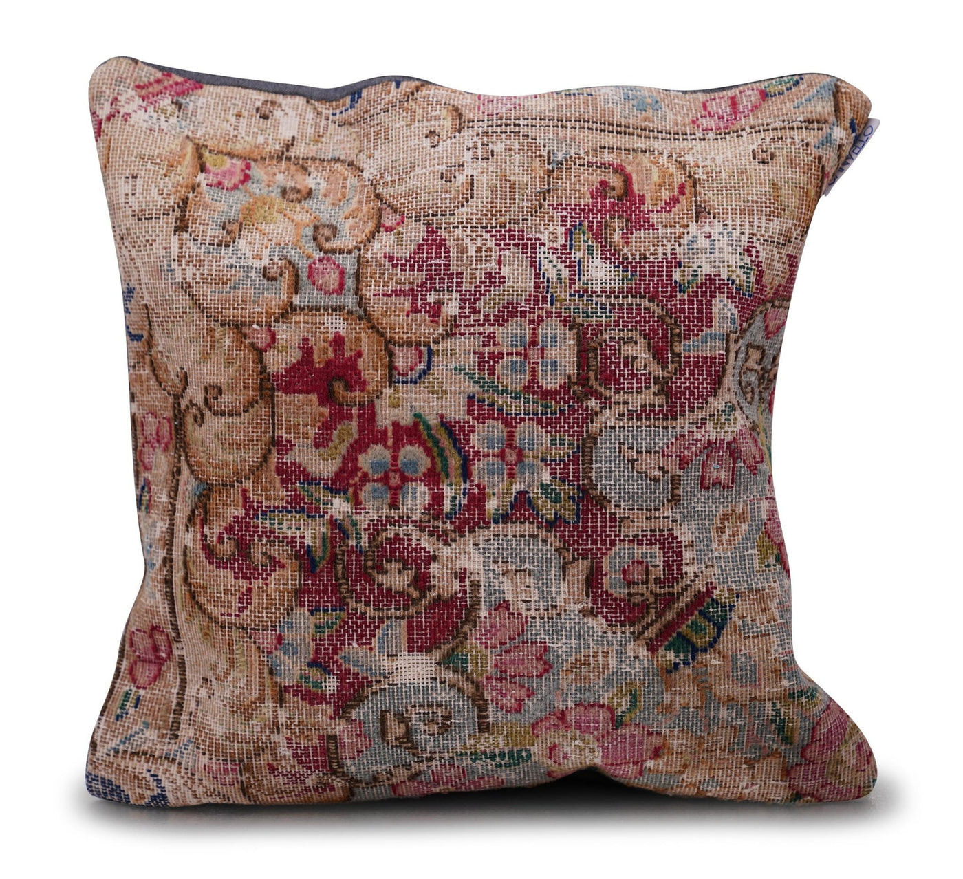 Canvello Kerman Rug Shabby Chic Pillows - 18"x18" - Canvello