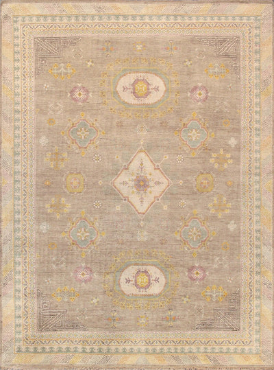 Canvello Khotan Collection Hand - Knotted Camel Wool Area Rug - 12' X 18' - Canvello