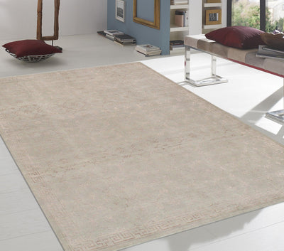 Canvello Khotan Collection Hand - Knotted Silk & Wool Area Rug - 10'2" X 14'2" - Canvello