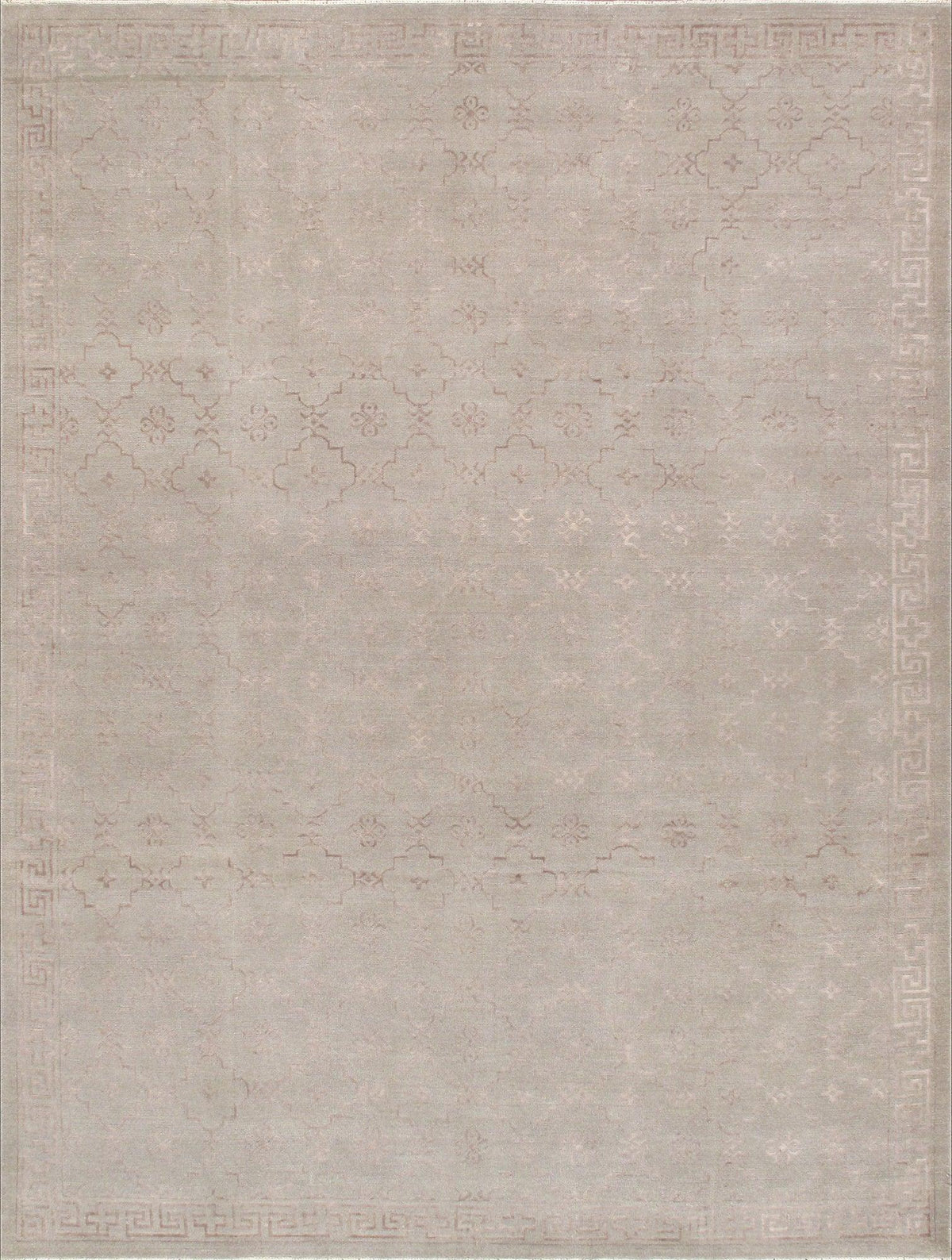 Canvello Khotan Collection Hand-Knotted Silk & Wool Area Rug-10'2" X 14'2"
