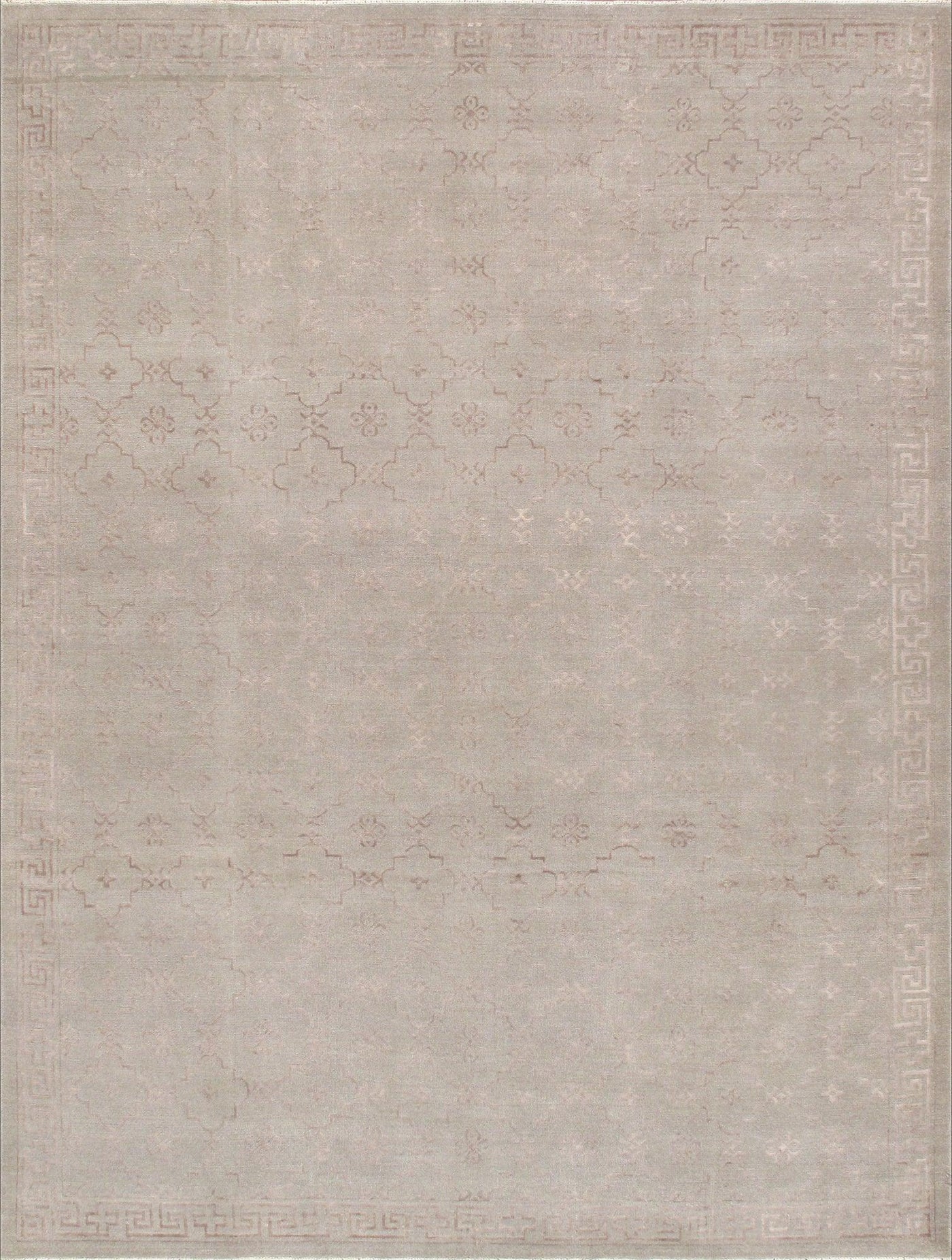 Canvello Khotan Collection Hand - Knotted Silk & Wool Area Rug - 10'2" X 14'2" - Canvello