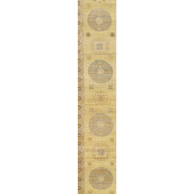 Canvello Khotan Design Hand Knotted Runner 3' X 16'3" - Canvello