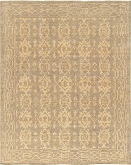 Canvello Khotan Hand-Knotted Lamb's Wool Area Rug-10'4" X 14'4"