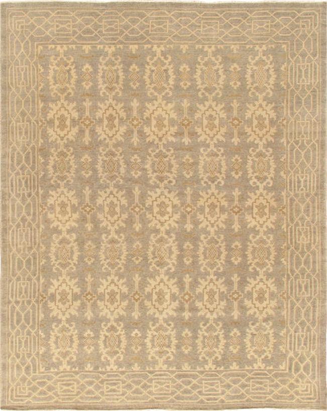 Canvello Khotan Hand - Knotted Lamb's Wool Area Rug - 10'4" X 14'4" - Canvello