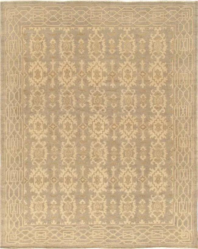 Canvello Khotan Hand - Knotted Silk & Wool Area Rug - 9'2" X 12'2" - Canvello