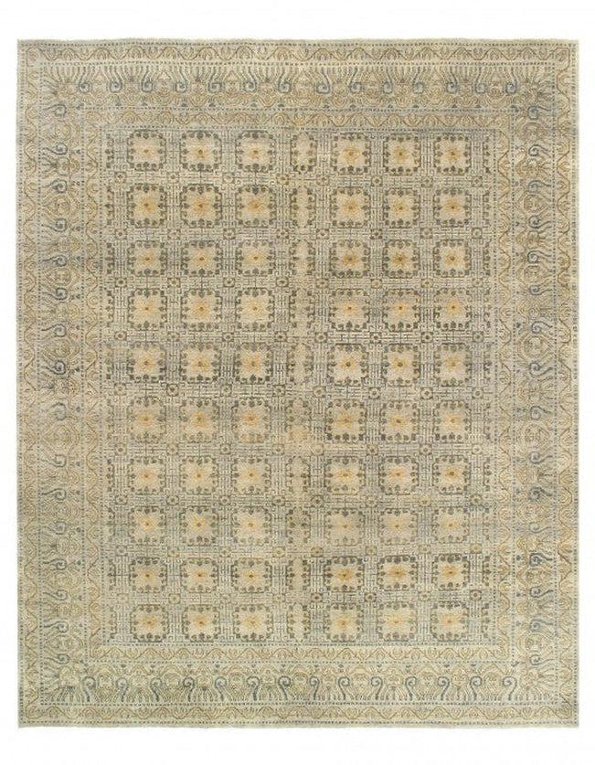 Canvello Khotan Hand - knotted Wool Area Rug - 8' x 10' - Canvello