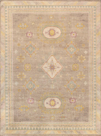 Canvello Khotan Hand - Knotted Wool Camel Area Rug - 12' X 18' - Canvello