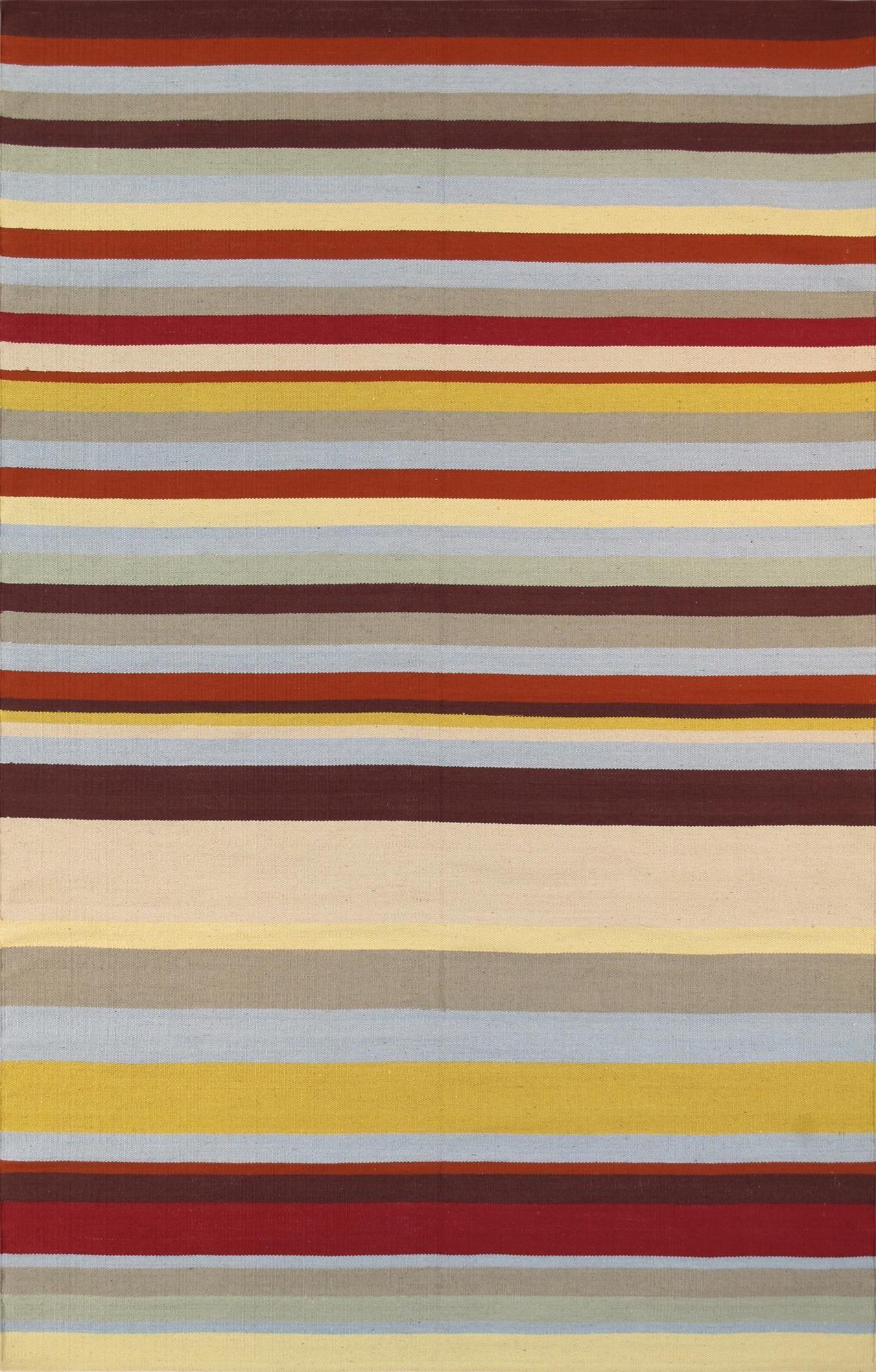 Canvello Kilim Collection Hand - Woven Cotton Area Rug - 5' X 8' - Canvello