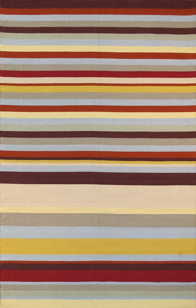 Canvello Kilim Collection Hand - Woven Cotton Area Rug - 5' X 8' - Canvello