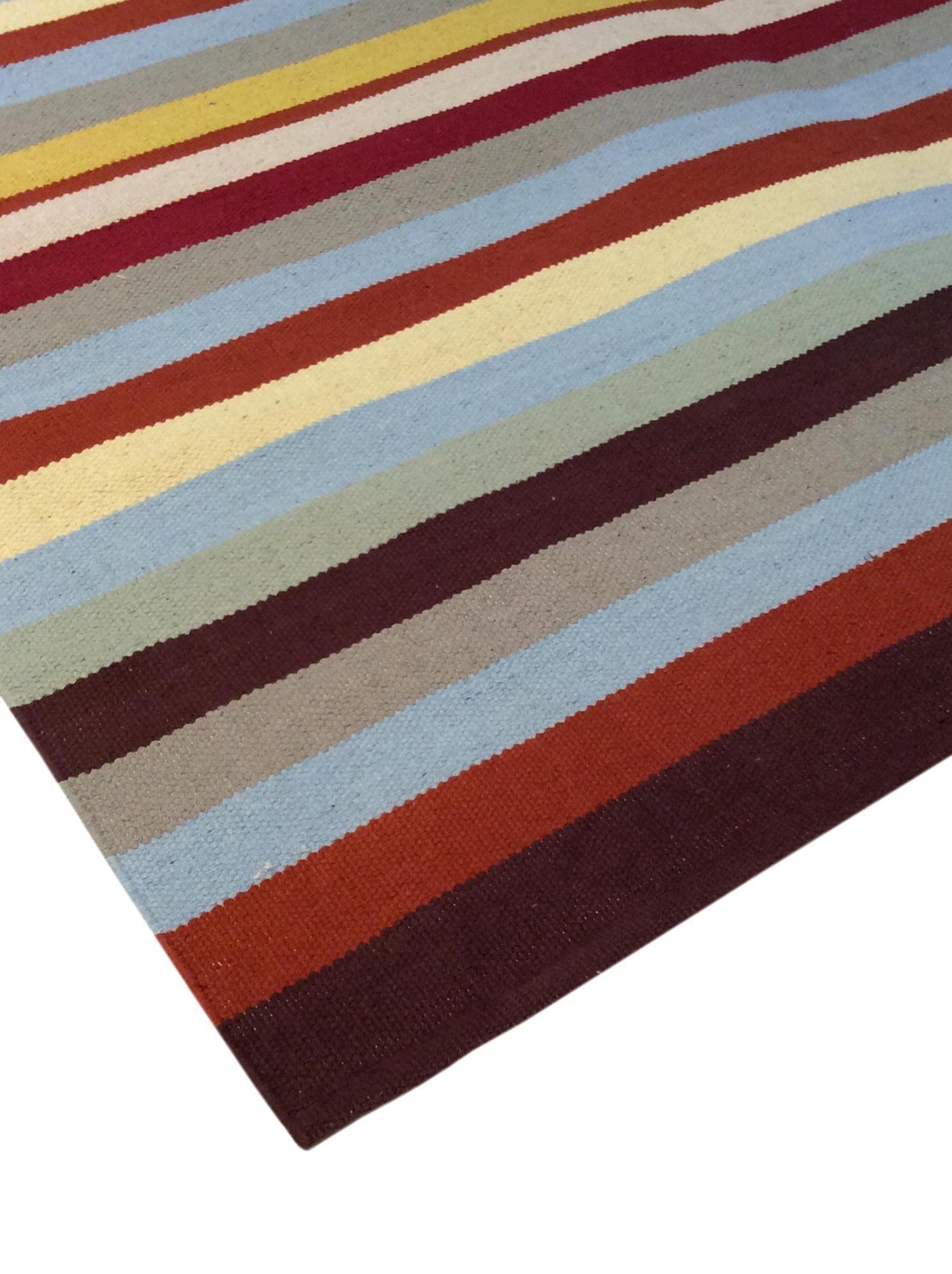 Canvello Kilim Collection Hand - Woven Cotton Area Rug - 5' X 8' - Canvello